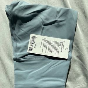 Lululemon Wunder Train High-Rise Tight 25" Chambray Size 8